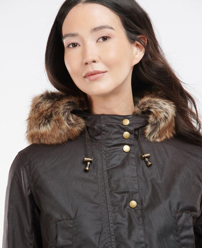 Barbour Kelsall Wax Parka Rustic
