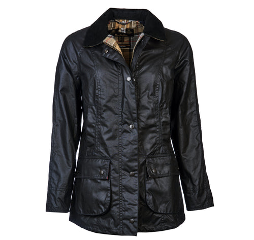 Barbour Beadnell Wax J Navy