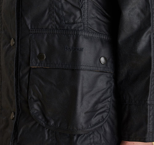 Barbour Beadnell Wax J Navy