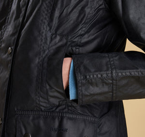 Barbour Beadnell Wax J Navy
