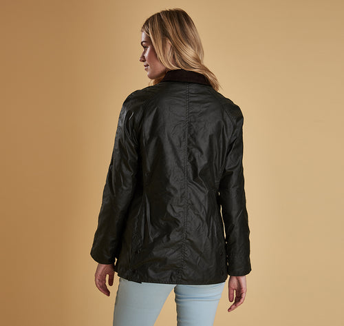 Barbour Beadnell Wax J Sage