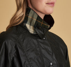 Barbour Beadnell Wax J Sage