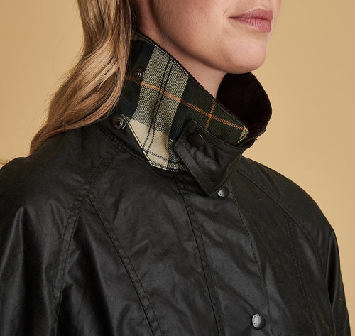 Barbour Beadnell Wax J Sage