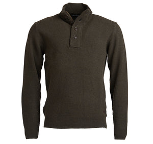 Barbour Patch Half Zip Seaweed