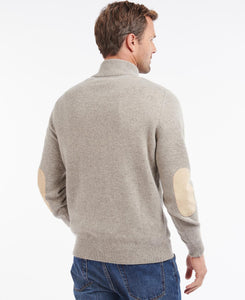 Barbour Patch Half Zip Stone