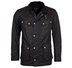 B.Intl Duke Wax Jacket Black