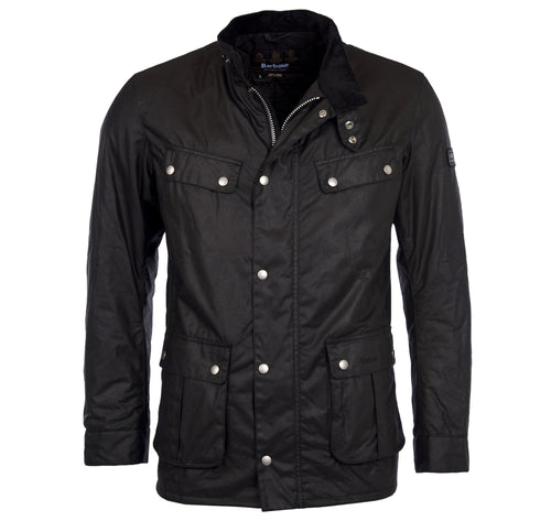 B.Intl Duke Wax Jacket Black