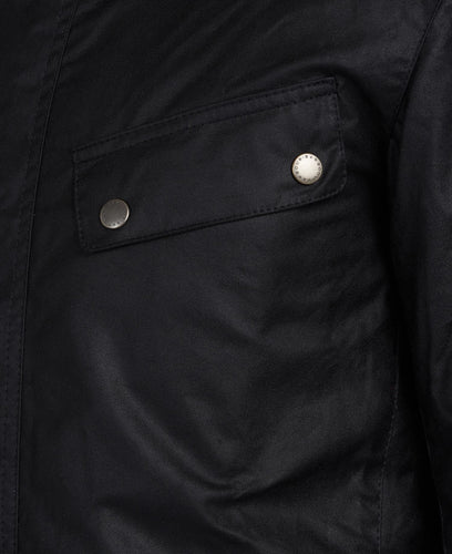 B.Intl Duke Wax Jacket Black