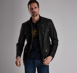 B.Intl Duke Wax Jacket Sage