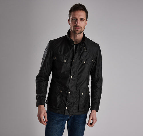 B.Intl Duke Wax Jacket Sage