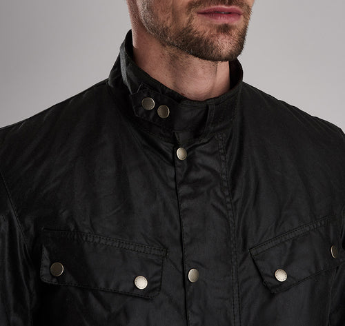 B.Intl Duke Wax Jacket Sage