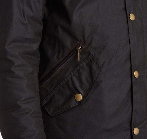Barbour Prestbury Wax Olive