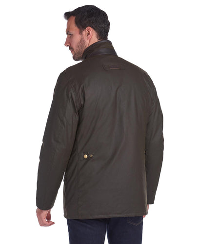Barbour Prestbury Wax Olive