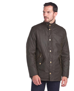 Barbour Prestbury Wax Olive