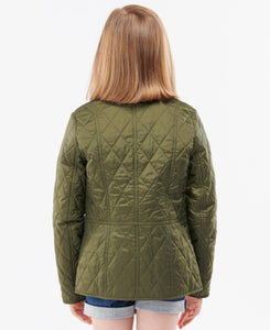 Barbour Girls Printed Liddesdale Quilted Jacket