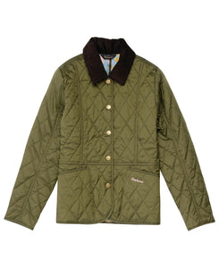 Barbour Girls Printed Liddesdale Quilted Jacket