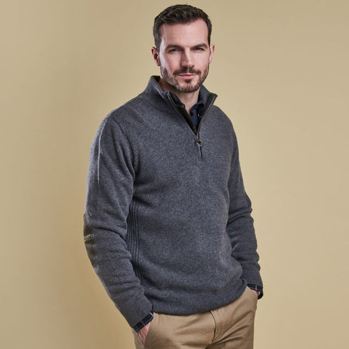 Barbour Holden H/Zip Grey