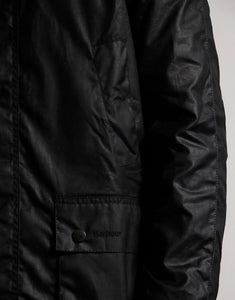 Barbour Ashby Wax Jacket Black