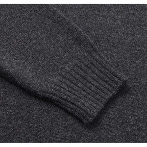Barbour Ess Lwool H/Zi Characoal
