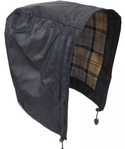 BARBOUR WAXED COTTON HOOD