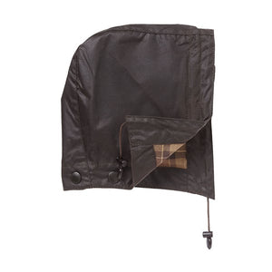 BARBOUR WAXED COTTON HOOD