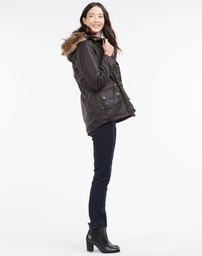 Barbour Kelsall Wax Parka Rustic
