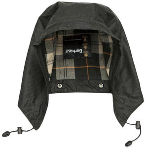 BARBOUR WAXED COTTON HOOD